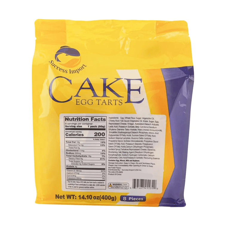 Egg Tarts Cake,14.1 oz【Breakfast Dessert】 5