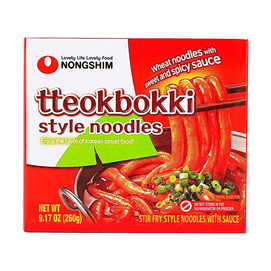 韩国NONGSHIM农心  辣炒年糕风味拌面 260g【韩式甜辣】【人气速食】【劲道面条】