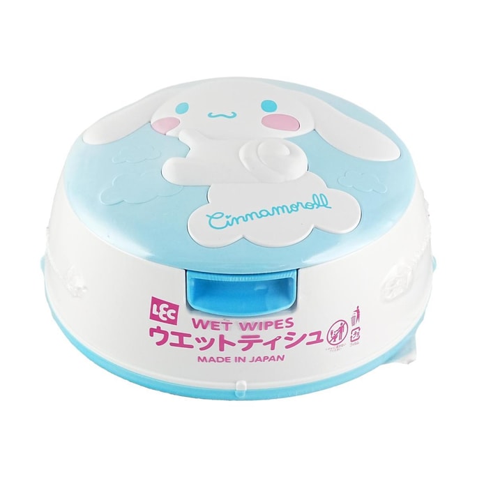 Cinnamoroll Wet Wipes with Reusable Case 80 Sheets