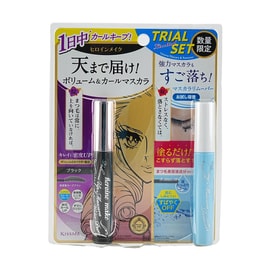 日本ISEHAN伊勢半 KISS ME花漾美姬 黑色濃密睫毛膏 6g + 眼唇專用卸妝 4ml【迷你裝旅行限定版】
