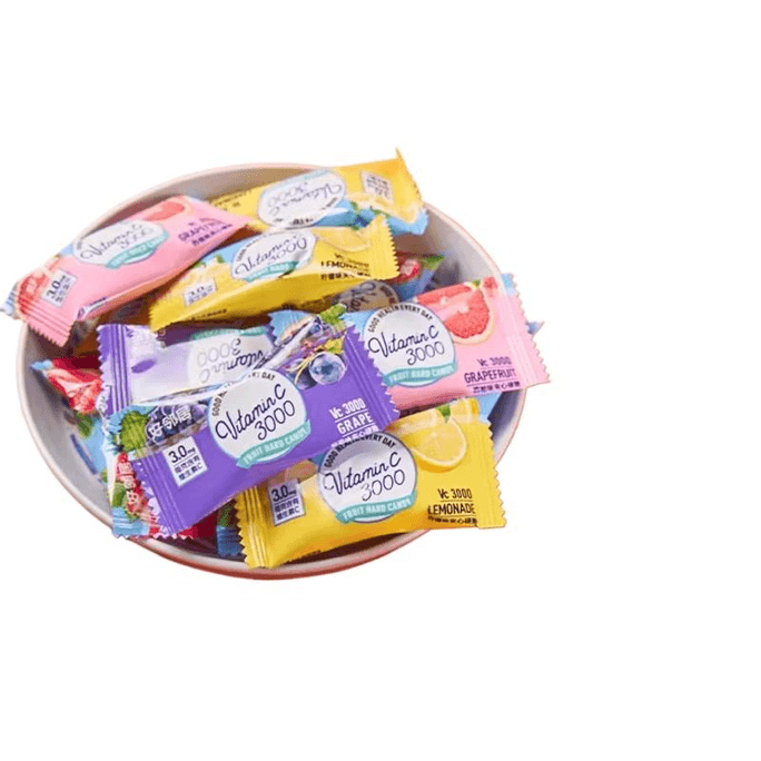 【中国直送】グッドネイバー ビタミンC入りフルーツ風味ハードキャンディ お正月用品 祭りスナック ウェディングキャンディ ミックスフレーバー バルク 200g*1袋