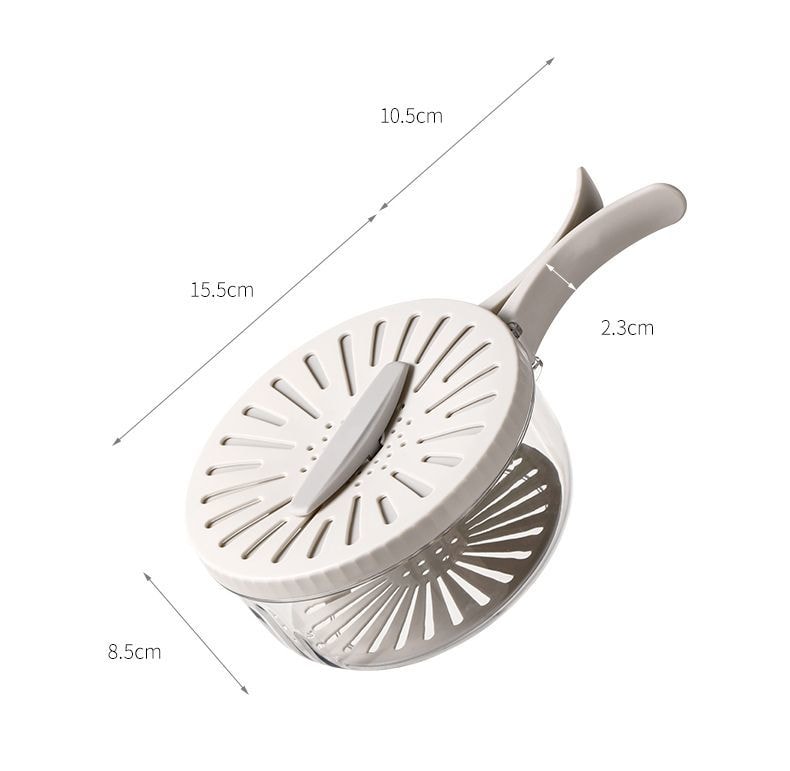 【中國直郵】 FaSoLa 新款多功能瀝水碗食品級帶蓋*1件