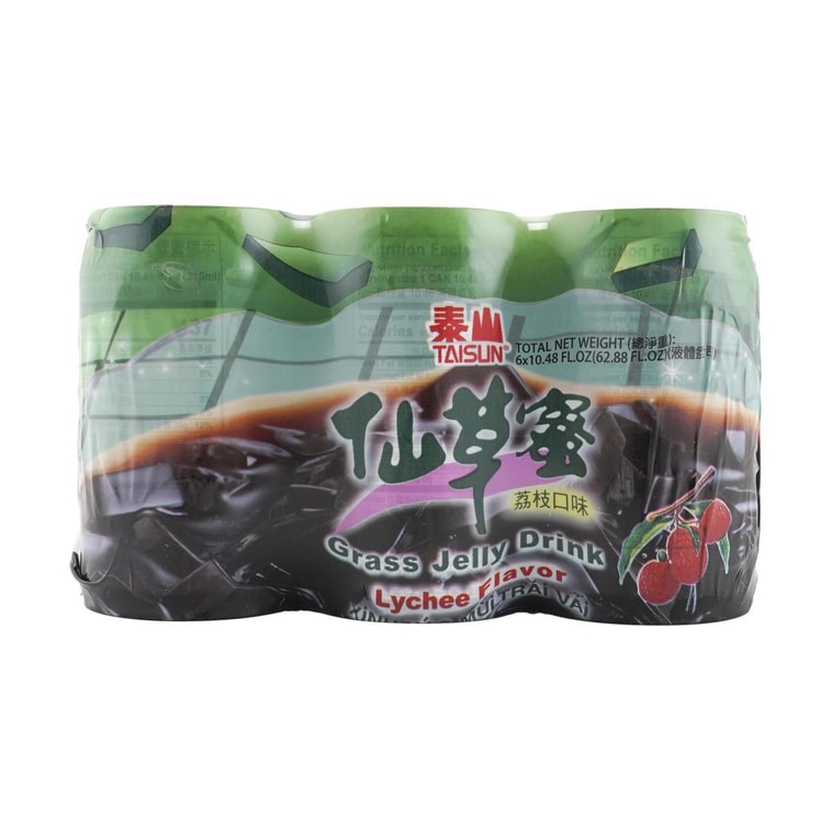 Grass Jelly Drink Lychee Flavor, 10.48 fl oz*6【Value Packs】 5