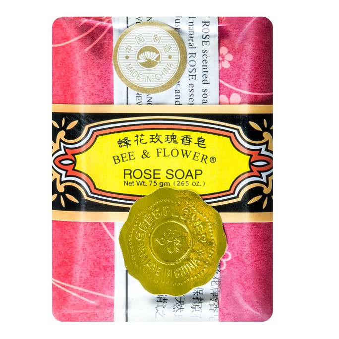 上海蜂花香皂  BEE & FLOWER 蜂花玫瑰香皂  75g