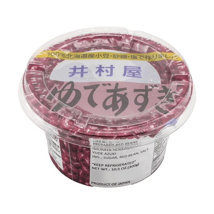 Hokkaido Cup Yudeazuki,Prepared Red Beans,10.58 oz