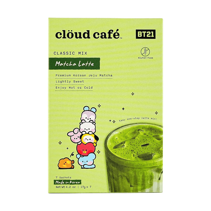 Matcha Latte BT21 Collaboration Instant Drink 7 Sticks/Box
