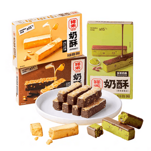 Boulangerie Xianghe, biscuits croustillants au matcha et aux pignons de pin, snacks pour le bureau, desserts (matcha + pignons de pin), 80g*2