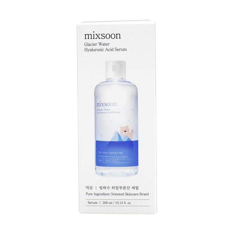 Glacier Water Hyaluronic Acid Serum Soothing Hydrating Clean Beauty Sensitive Skin, 10.15 fl oz [ENHYPEN's Pick] 5