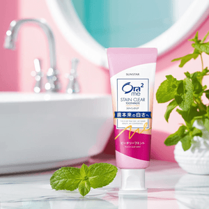 Ora2 Me Stain Clear Paste Toothpaste, 130g, Peach Leaf Mint