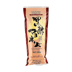 日本U-SIDE 黑醋蛋黄酱 250g【100%健康蛋黄无农药饲养】【吉野杉木桶酿造黑米醋】【干净配料】【可用于三明治沙拉章鱼烧】