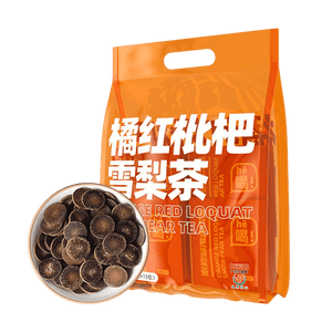 广药白云山 橘红枇杷雪梨茶 甘草菊花橘皮枇杷叶薄荷叶金银花大麦栀子 5g*12包入 清痰润燥 缓解咽喉干痛 清热疏风 独立包装养生茶包