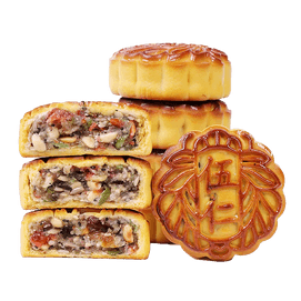 Su Shang Huang Golden Five-Nut Cantonese Mooncake 100g