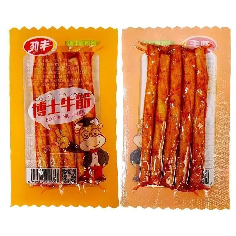 劲丰 牛筋辣条休闲零食麻辣面筋小吃8090童年儿时怀旧食品20g*10包 7