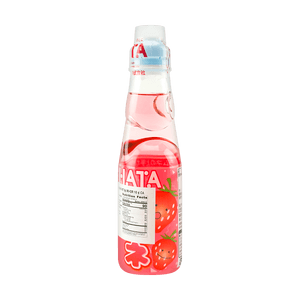 日本HATAKOSEN哈达 RAMUNE 弹珠波子汽水 草莓味 200ml
