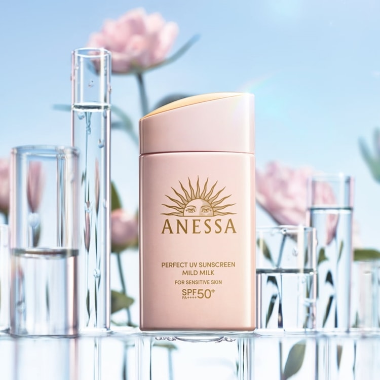 日本からの直送】SHISEIDO アネッサ ピンクゴールドボトル ライト
