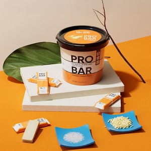 Barrel Packed Protein Wafer Bars High Fiber Meal Replacement Cookies Cheddar Cheese Sea Salt Flavor 12 bars【3.3g Protein