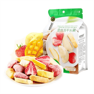 Mixed Freeze-dried Fruit Freeze-dried Durian Dry Freeze-dried Strawberry Crisp Mango Crisp Foam Milk 48g/ bag