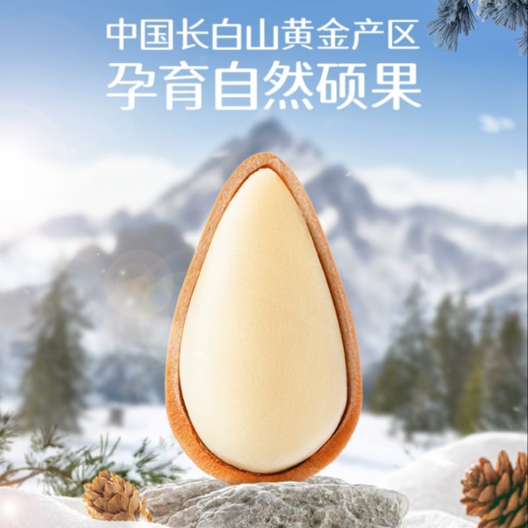 三隻松鼠一大罐東北開口虎皮鬆子罐裝堅果乾果零食特產500g 3