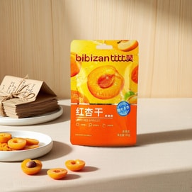 比比赞 红杏干 60g【鲜杏制作 口口酸甜软糯】