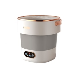 Large capacity lingerie washing machine 1 pack 13L portable folding washing machine for underwear socks and spin-dryin