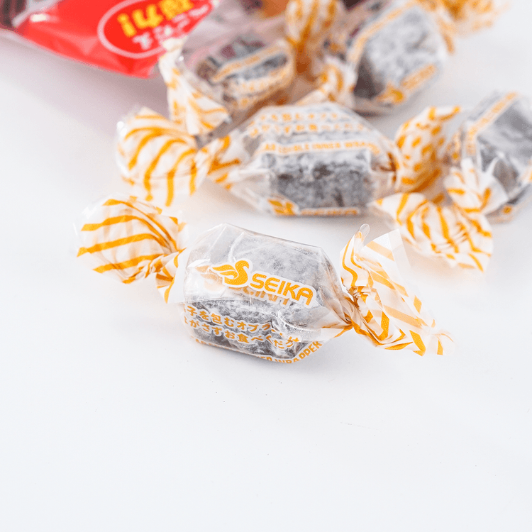 SEIKA FOODS Chocolate Mochi Soft Candy 1.23 oz【Soft & Chewy