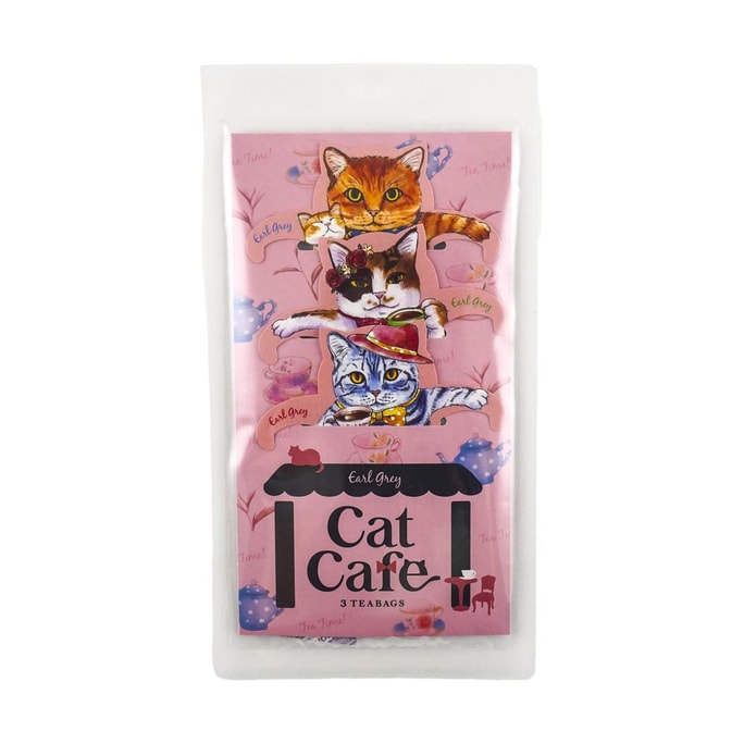 日本TEA BOUTIQUE NRC 猫猫茶  伯爵茶包 3包入 6g