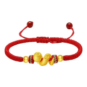 2025 Year Of The Snake Accessories Zodiac Snake Transfer Bead Hand Rope Small Spirit Snake Hand Rope Red 1 piece