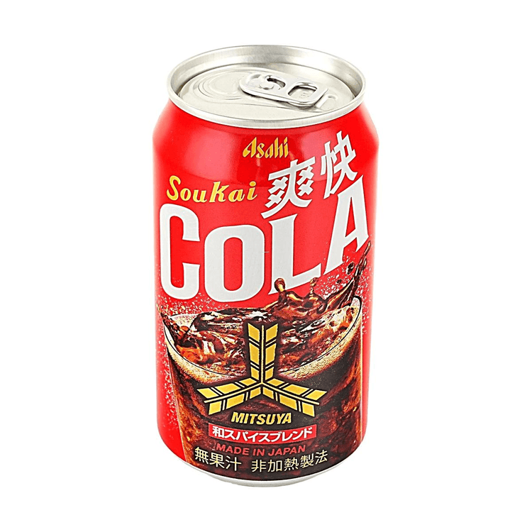 コーラ ASAHI 三ツ矢総会コーラ - 和風スパイスブレンド炭酸飲料 11.83 fl oz