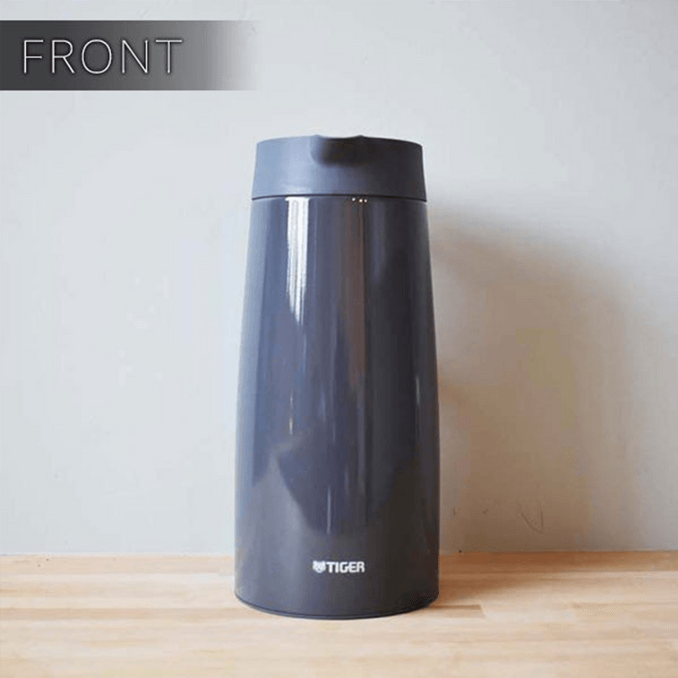 [재고 정리 세일 - 일본 직배송] TIGER || 북유럽 스타일 미니멀 스테인리스 스틸 보온병 || 다크 그레이 2L 3