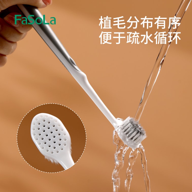 Wide Head Premium Soft Bristle Toothbrush Gum Protecting Toothbrush 4 PCS/Set 8