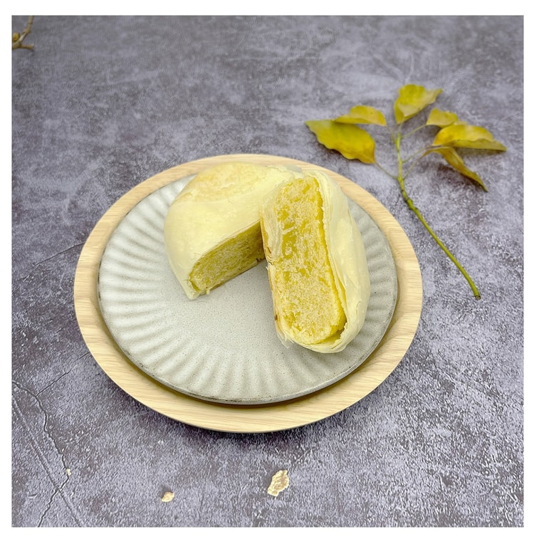 [台灣直郵] 台中豐原排隊美食 雪花齋 雪花月餅純綠豆沙禮盒(奶素) 648g 6入 3