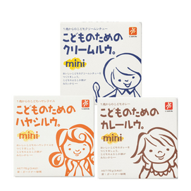 日本 Canyon Spice 低盐儿童咖喱 咖喱味75g*1盒+奶油味75g*1盒+红烧味75g*1盒【超值组合】