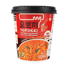 韩国YOPOKKI 拉面炒年糕 香辣口味 145g【拉面年糕二合一 香辣过瘾】