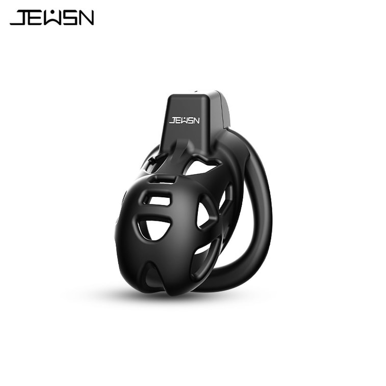 Male Wear Out CB Lock Bondage Silicone Condom Male Erotic Sex Hollow Lock (Small) 4