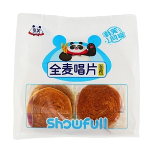 享芙 全麦唱片面包 308g 【营养早餐面包】