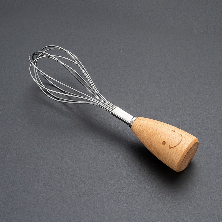 스미 귀여운 스마일리 얼굴 계란 치는 도구 + 여과기 3종 세트 3