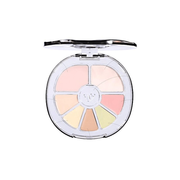 【中国直送】Weizi シルキースムース 7色コンシーラーパレット N01*1