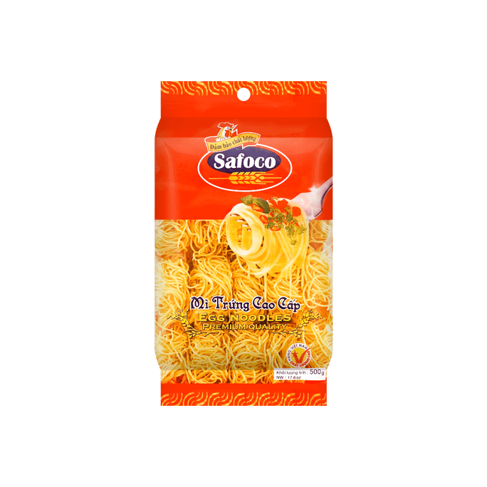 越南SAFOCO 高品質乾蛋麵 細乾苗條 500g