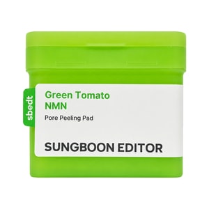 【韩国直邮】 韩国 Sungboon Editor 绿番茄NMN毛孔焕肤棉片 60片/170ml PHA温和去角质 清洁毛孔 控油补水改善粗糙 SEVENTEEN崔瀚率Vernon全球代言