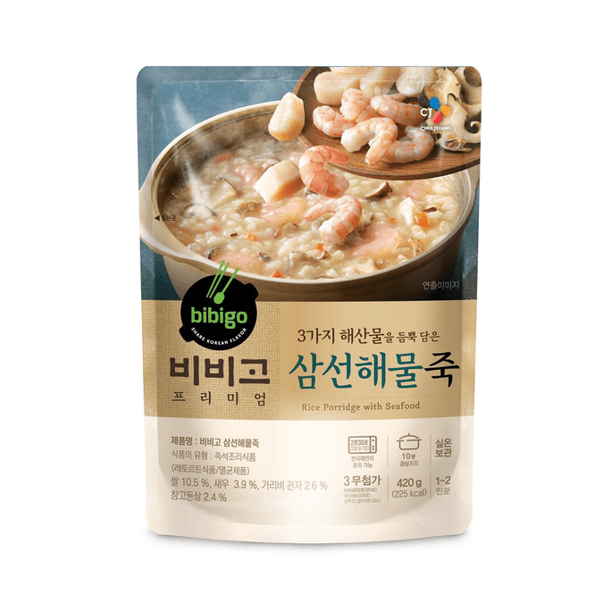 韩国BIBIGO必品阁 海鲜粥 420g