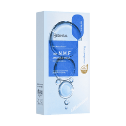 N.M.F AQUARING Ampoule Mask 10 Sheets 【New Version】