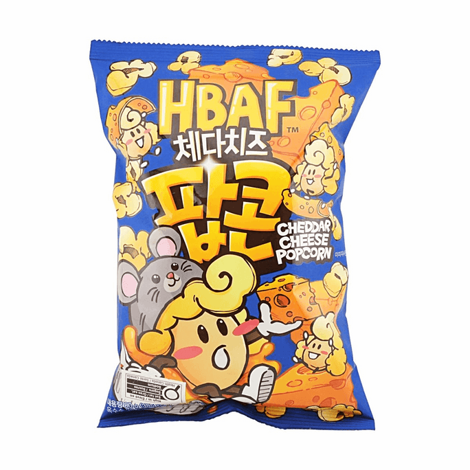 체다 치즈맛 팝콘 2.82oz【진한 체다 치즈】【바삭한 팝콘】【짭짤하고 치즈 풍미】