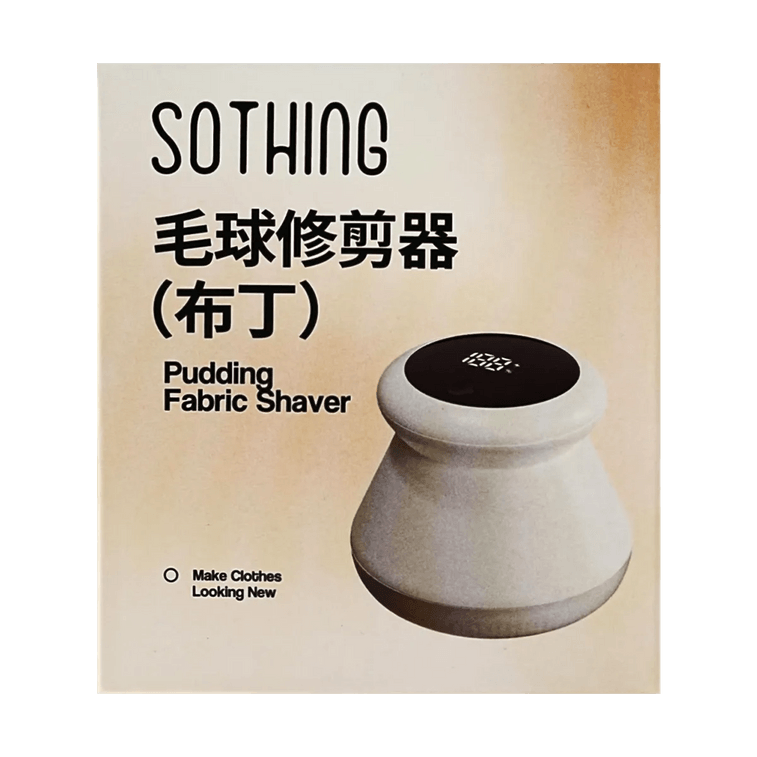 Electric Fabric Shaver Lint Remover Pudding Digital Display White Fabric-Safe 6