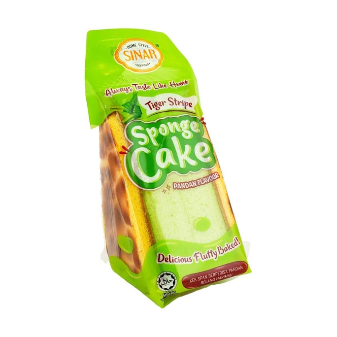 马来西亚SINAR 三明治虎皮海绵蛋糕 斑斓味 90g