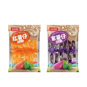 Sweet Potato Crisps, Soft and Glutinous, Instant Purple Sweet Potato Snack, Individually Packaged, 206g