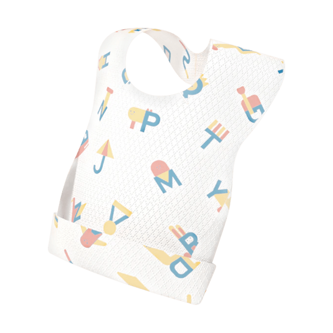Baby Disposable Bib Travel Bibs For Infants Toddler 12"x16" 20pcs