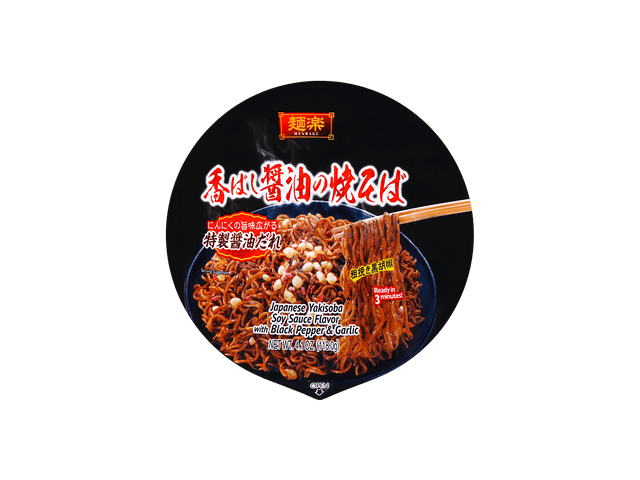 HIKARI Menraku Japanese Yakisoba -Japanese Stir Fry Noodles, Soy