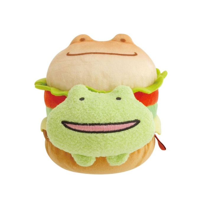 San-X Corner Creature Frog Burger Plush Toy