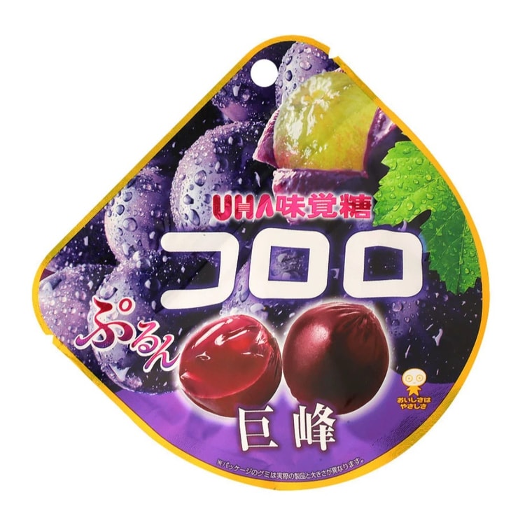 中国直送】UHAコロロ 紫ぶどう味グミ（日本）48g - Yami