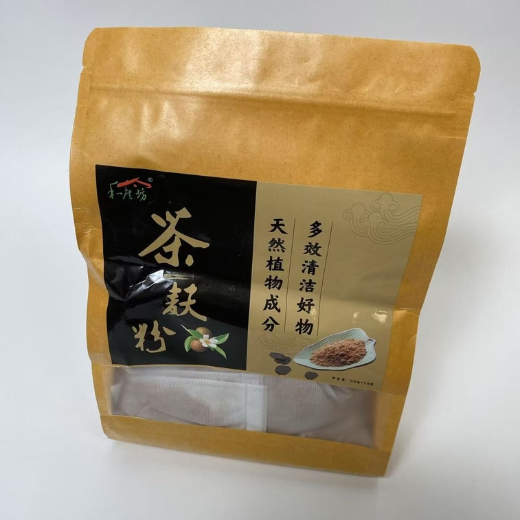 美国 和庐坊 茶麸粉植物清洁剂洗碗洗水果洗头 500g 3